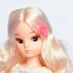 樹脂薔薇ヘアピン(ピンク)
