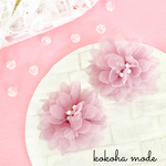 ✴︎Gorgeous purple flowers✴︎花✴︎紫✴︎ピアス✴︎イヤリング✴︎空