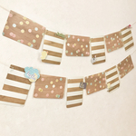  PhotoGarland＊フォトガーランド＊フォトアルバム＊ドット×ボーダーbaby