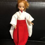 リカちゃん服  巫女風