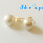 コットンパールピアス（10mm）