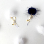 NEW もこもこMink♥☆イヤホジャック＆充電口アクセサリー