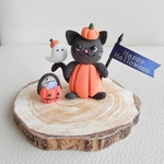[送料無料]くろネコちゃんのハロウィン♪