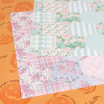 №62 patchwork rose paper