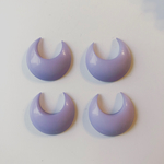 ラスト1セット◆ デッドストック  23mm ムーン カボション  パープル