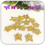 ◆送料無料◆ 14個⚫︎蝶チャーム