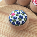 ピンクッション☆【ブルーフラワー】