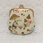 アリクイとハリネズミ♡がま口コインケース