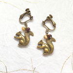 再販《オータムSALE》りす♡【イヤリングorピアス】