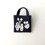 mini ♡ バッグのブローチ《ちょうちょＡ》