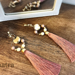 再販♡新作♡retropinktassel＊earring