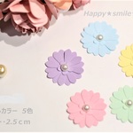 クラフトパンチ　花5色30枚セット（大）デイジー