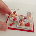 strawberry sweets plate