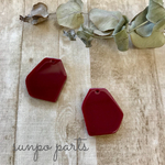 レトロカラーのチャーム【wine red】