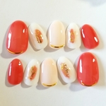 ニュアンスネイルCherryRed