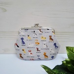 【Ａ様ご予約品】カードも入るがま口財布【犬】