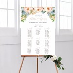 席次 シーティングリスト  シーティングチャート 結婚式 二次会 パネル加工　bord0020
