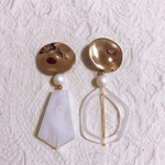 ゴールドアシンメトリーピアス