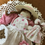 カントリードール（麦わら帽子の子）ちびうさ付き