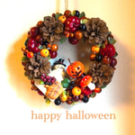 Halloween◇ハロウィンリース◇オバケキノコM