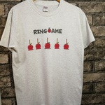 りんごあめＴシャツ　Ｍサイズ　アッシュ