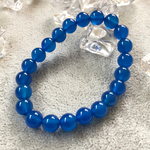 天然石 ブルーカルセドニー ブレスレット 8mm ☆221