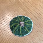 ほっこりカボチャのブローチ