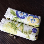 Fleur Coo様専用ページ     可愛い パンジー柄  他3つ 大きめ印鑑ケース
