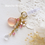 Ｃ様オーダー＊ピンクカルセドニーのイヤホンジャック＊ larme ＊2