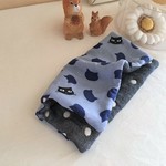 8重ガーゼ大判ハンカチ*ネコ*ねこ*猫*bluenavy