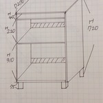 【cafy様専用】オーダーシェルフ*ミディアムW500
