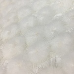 (10個) ふわふわミンクファーボール 30mm 【ホワイト】