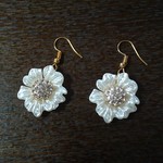 【送料無料】お花モチーフピアス