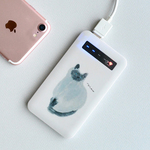 モバイルバッテリー_シャム猫
