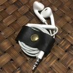 本革イヤホンコードホルダー