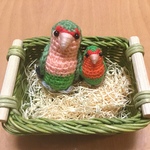 keepooさま♡専用ページ: ちっちゃシリーズ❤️コザクラインコちゃん（ルチノー＆ノーマル）