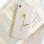 Simple  ノースポール の押し花iPhoneケース/押し花ケース