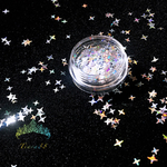 大人気　極薄 星 三日月695# レジン 封入 素材/レジン液  ホログラム