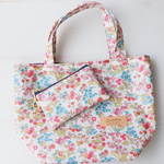 訳あり・試作品　LIBERTY　Nancy Ann 　ナンシーアン　ビニコのおさんぽバッグ&miniポーチセット　　