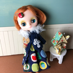 ミディブライス★紺色北欧リンゴセット★くま太郎