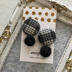 大振りカボション✱秋ピアス
