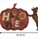 F様注文分☆フラットコーデットレトリバーが支えるハロウィン文字☆Halloween