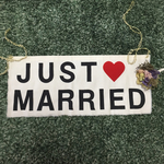 ウェディングガーランド  just married