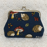 ハリネズミがま口財布