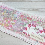 【sale】リバティパッチ＊ミニマット＊ロング＊ピンク