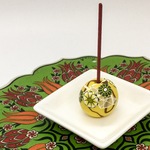 幸せを呼ぶ黄色のお香立て（お皿付き）
