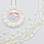 両面！手編みのマタニティロゼット ＊ 綿雪  33