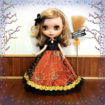 ブライス　リカちゃん  プーリップ  ハロウィン  ドレス 