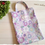 A4トートbag(スモールスザンナ・ラベンダー系)
