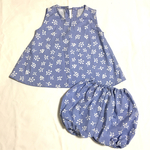 淡い水色 木の実 チュニック＆かぼちゃパンツ